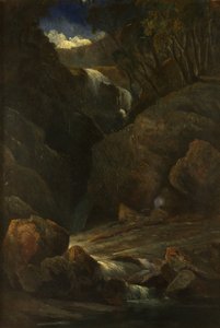 Ett vattenfall av William James Muller