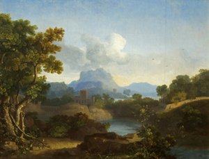 Klassiskt landskap av William James Muller