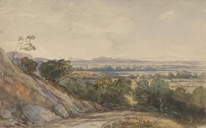 Cleeve, Somerset, med Bridgewater Bay i fjärran av William James Muller