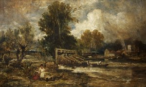 Ålbocken på Goring av William James Muller