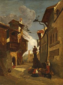 Italiensk gatubild av William James Muller