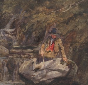 Ung fiskare av William James Muller