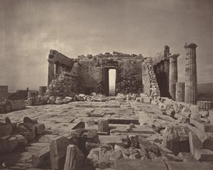 Akropolis i Aten, plåt 14,1869/1870 (foto)