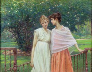 En hemlighet, 1889 (pastell på papper)