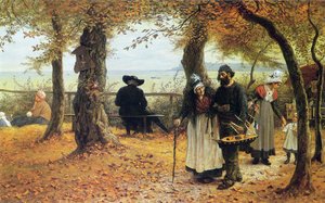 Att föra ex-voto till kyrkan, 1875