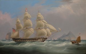 Ostindiefararen "Asia av William John Huggins