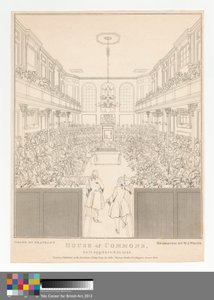 Underhuset, som det såg ut 1741-2 av William Johnstone White