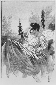 Berättaren i sängen, illustration från 