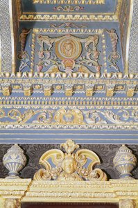 Detalj av taket i Blue Velvet Room-fotot