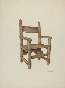 Sanctuary Chair, 1941. av William Kieckhofel