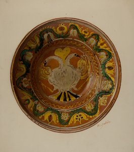 Pa. tysk maträtt, ca. 1938.