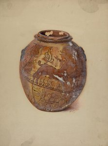 Pa German Jar, ca. 1937.