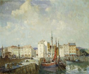 Inre hamnen, Dieppe av William Lee Hankey