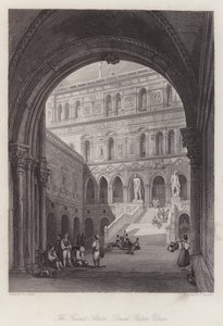 Jättarnas trappor, Ducal Palace, Venedig (gravyr)