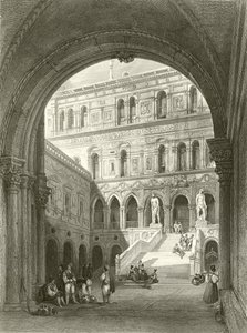 Jättarna trappan, Ducal Palace, Venedig