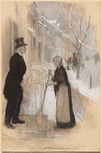 Skiss för att illustrera Not Honorably Discharged, 1904.