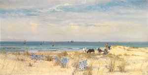 Skörda landet och havet, 1873 av William Lionel Wyllie