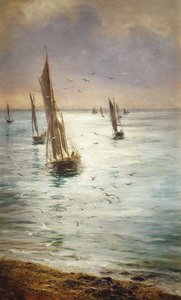 På väg hemåt, av William Lionel Wyllie