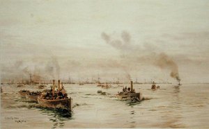 Liberty Men (akvarell på papper) av William Lionel Wyllie