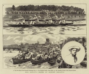 Våra konstnärsanteckningar vid Henley Regatta av William Lionel Wyllie