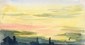 Solnedgång av William Lionel Wyllie