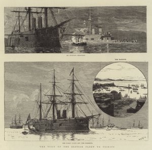 Den brittiska flottans besök i Trieste av William Lionel Wyllie