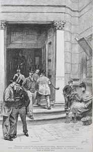 Börsentrén i Capel Court, 1891