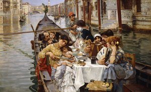 En venetiansk fresk, 1885
