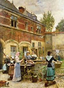 Almshus, Antwerpen, 1880
