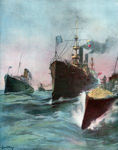 Importerade kryssare för den amerikanska flottan av William Louis Jnr. Sonntag