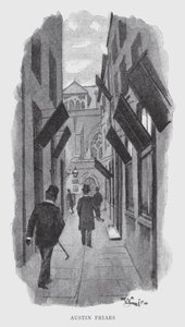 Austin Friars (litho) av William Luker