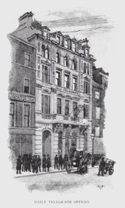 Daily Telegraph Offices (litho) av William Luker