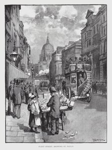 Fleet Street, som visar St Paul