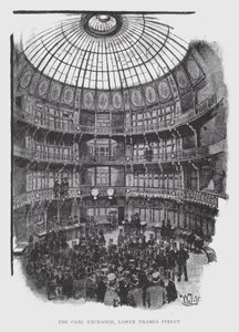 The Coal Exchange, Lower Thames Street (litho) av William Luker