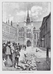 The Guildhall, Front Exit (litho) av William Luker