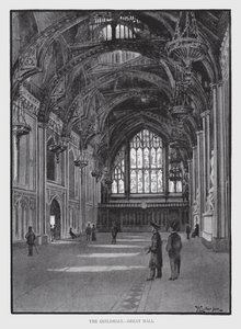 The Guildhall, Great Hall (litho)