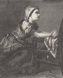 La Prière The Prayer, från Illustrated London News, 2 mars 1867.