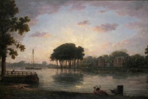 Orleans House, Twickenham, Middlesex, ca 1800 av William Marlow