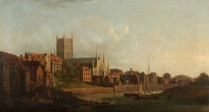 Worcester från Severn, ca 1760