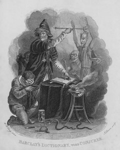 Barclays Dictionary, ord: Conjurer (gravyr)