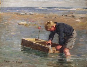 Bailing Out the Boat (olja på dukskiva)