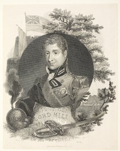 Generallöjtn Lord Hill KB, engr Brown, pub. Kinnersley, 1815 av William Marshall Craig