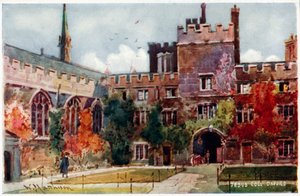 Jesus College av William Matthison