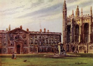 Kings College Chapel and the Fellows Buildings av William Matthison