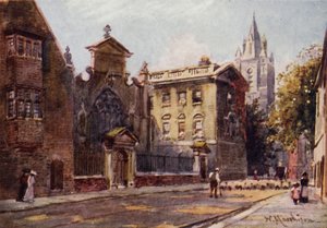 Peterhouse från gatan av William Matthison