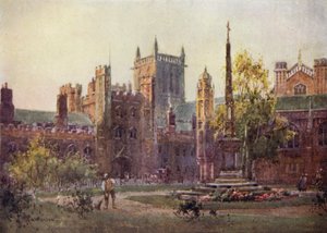 Gateway och Tower of St Johns College av William Matthison