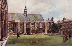 Hall of Trinity College från Neviles Court av William Matthison