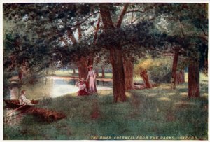 The River Cherwell, fra Parks, Oxfordswed av William Matthison