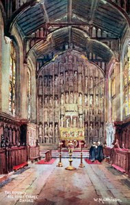 The reredos, All Souls Chapel, Oxford av William Matthison
