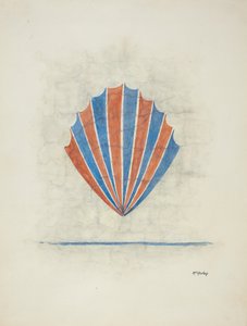 Restaureringsritning: Väggmålning, 1938. av William McAuley